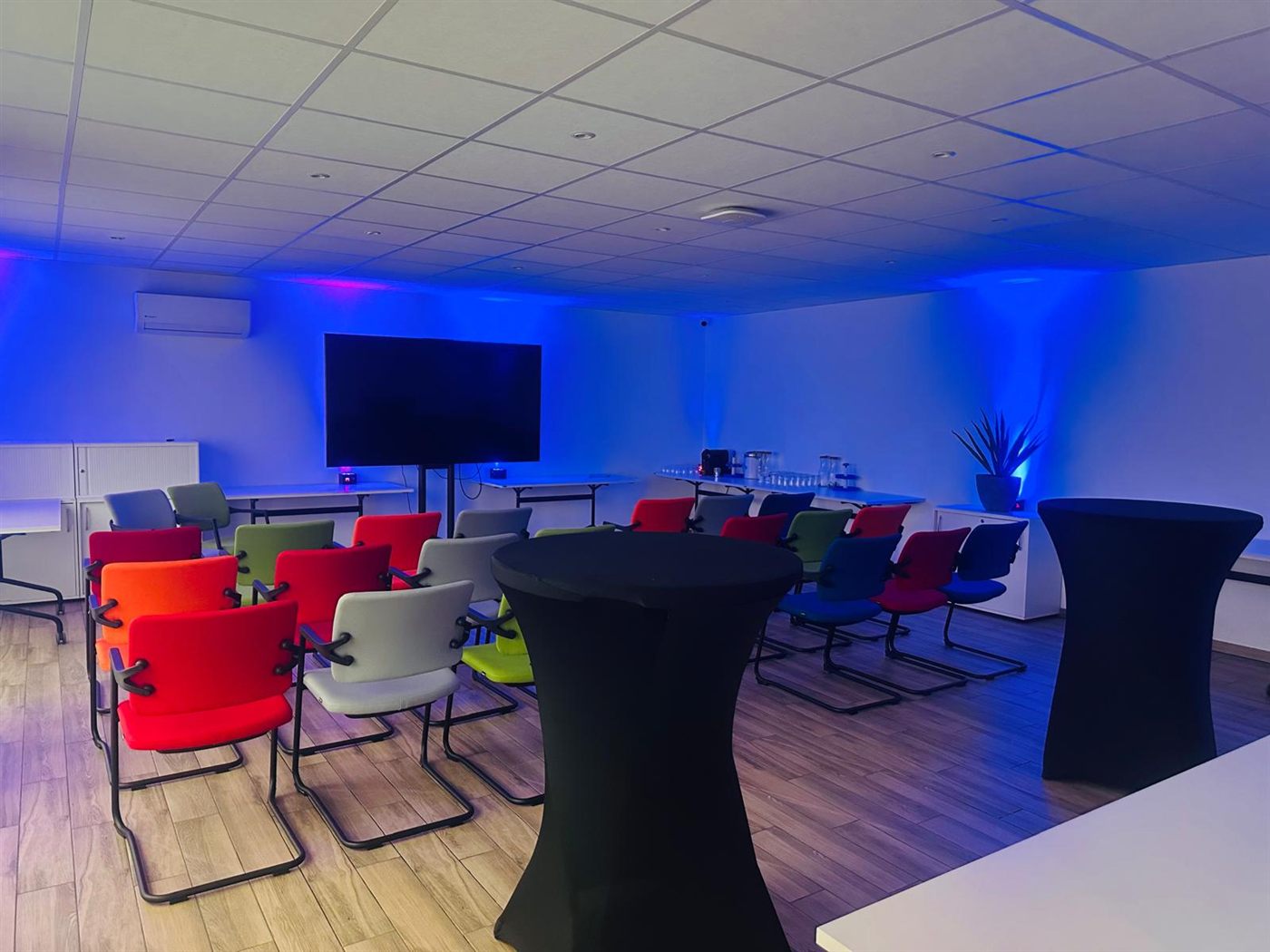 Salle d'événements du bureau Dynassur